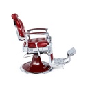 KIRK RED Fauteuil barbier profil - Malys Equipements