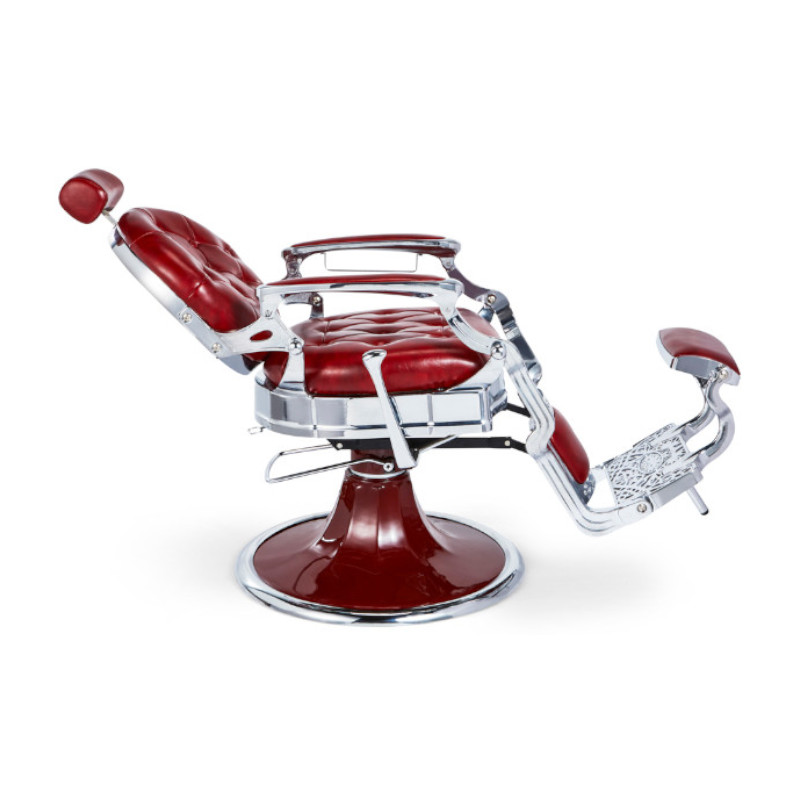 KIRK RED Fauteuil barbier profil allongé - Malys Equipements