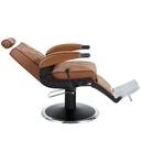 HUGO BROWN Fauteuil barbier allongé - Malys Equipements