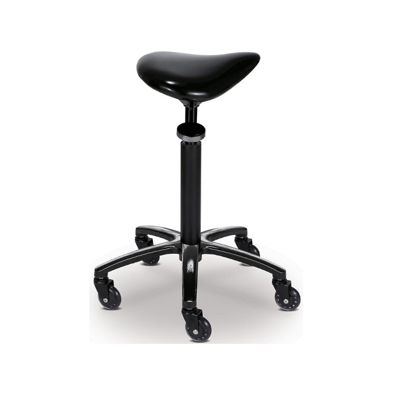 TWIN B Noir Tabouret Esthétique sur roulettes - Mobilier esthétique - Meuble esthétique - Malys Equipements