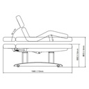 AMBRA Table de Soins Multifonction électrique - Base bois clair - Base bois clair - schéma 1 - Mobilier Esthétique - Meuble Esthétique -  Malys Equipements