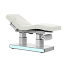 MUSE Table de Massage et Soins Électrique_avec porterouleau et led bleu ciel- Malys Equipements