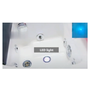 PEDISPA Fauteuil de Pédicure, SPA et Massage Pétrissage - Vasque avec LED - Malys Equipements