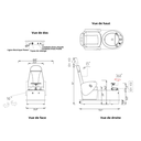 CAPRI  Fauteuil de Pédicure SPA - Dimensions - Malys Equipements