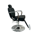 TONY Fauteuil Barbier - Vue de Profil - Mobilier barbier - Meuble barbier - Barbershop - Malys Equipements