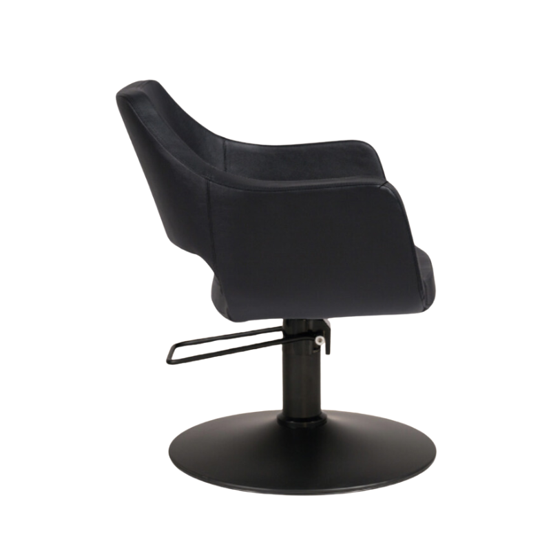 Fauteuil Coiffure - Vue de profil - Avec Pompe Hydraulique - Mobilier Coiffure WHIM R - Mobilier Coiffure - Malys Equipements