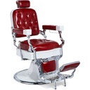 JONES B Fauteuil barbier - Rouge 17 - mobilier barbier - mobilier barbershop - mobilier pour coiffeur barbier - malys equipements