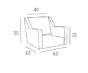 FRANKIE Fauteuil Coiffure