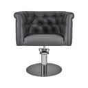 MALI Fauteuil Coiffure - noir - face - Malys Equipements