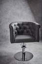 MALI Fauteuil Coiffure - noir - face - Malys Equipements