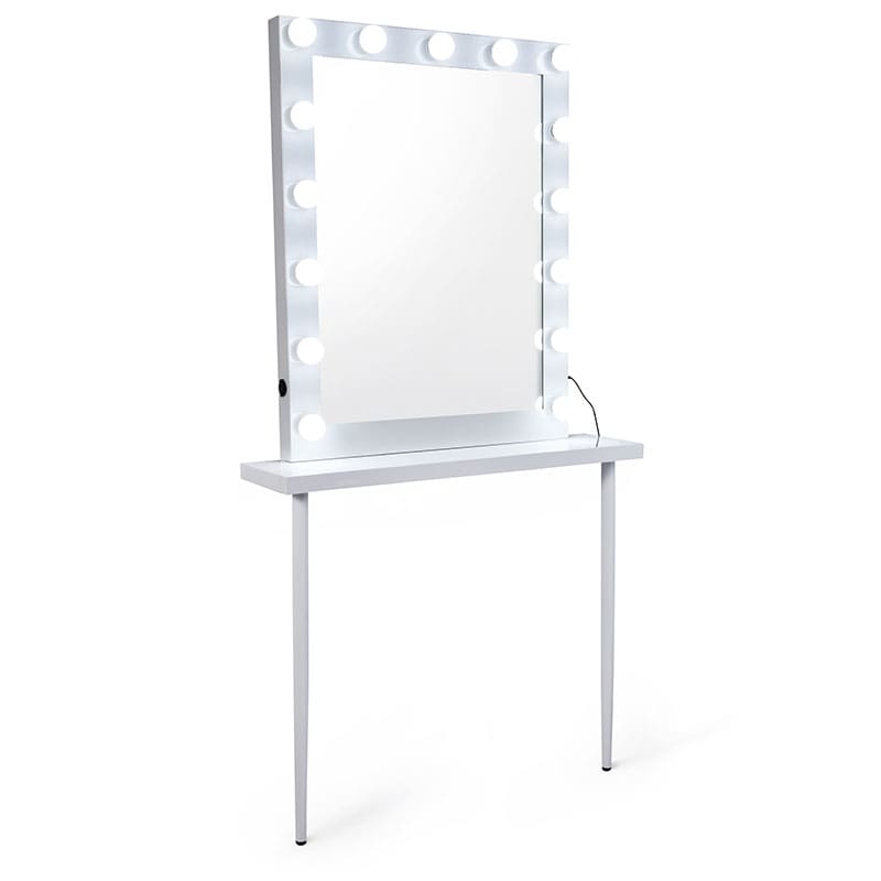 LUSTRO Miroir Maquillage - miroir avec table - Malys Equipements