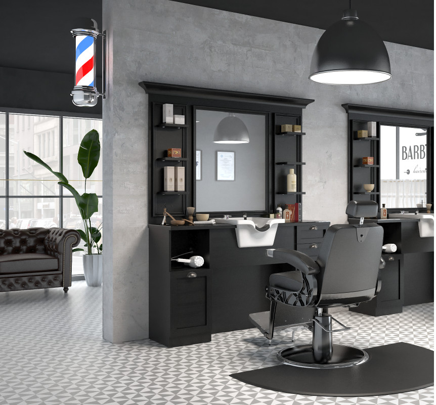 JULES BLACK Meuble barbier