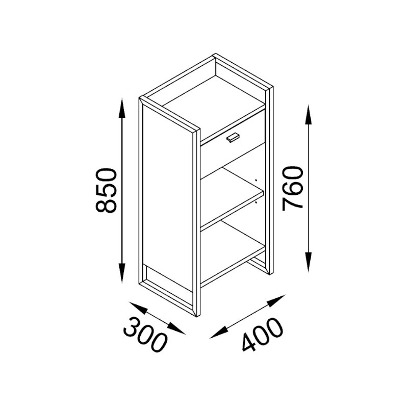 DEN Meuble de rangement