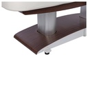 TROCH Table de Massage et soins électrique - Piètement base bois foncé - Malys Equipements