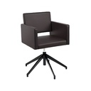 [TK-401016P-B33] ADELE Fauteuil de Manucure (Couleurs revêtement: B33 Noir, Housse de protection dossier: Sans housse)