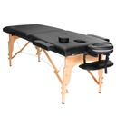 [ARIA-MT20160-BLK] ARIA Wooden Folding Table - Black (Dimensions: 186x60 cm)