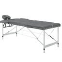 [ELLA-MT35660-G] ELLA Aluminum Folding Table - Gray (Dimensions: 186x60 cm)