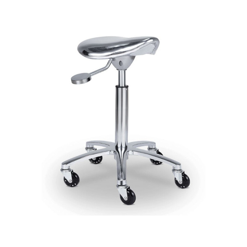 TWIN S Argent Tabouret