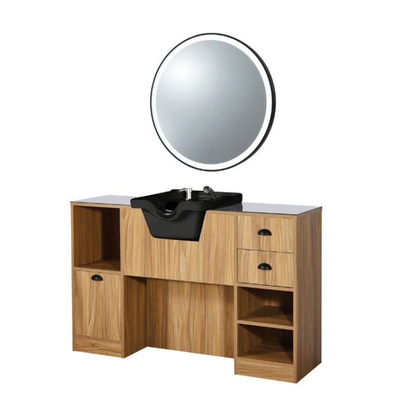 OKE 7 BR Toeletta con lavabo - Legno chiaro