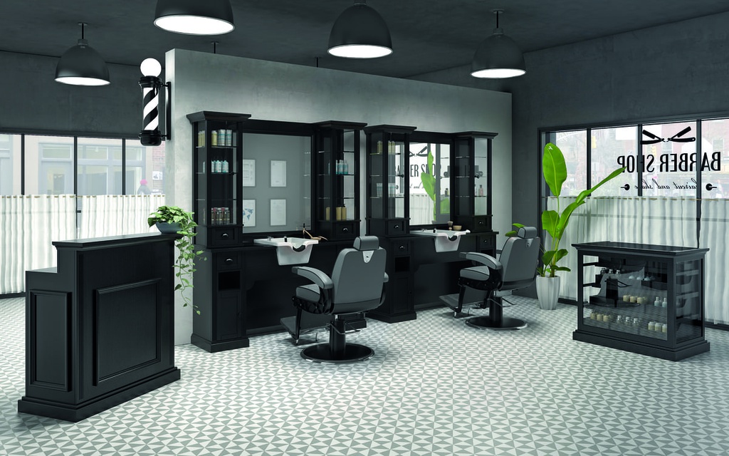 MODERN Complete Barber Salon