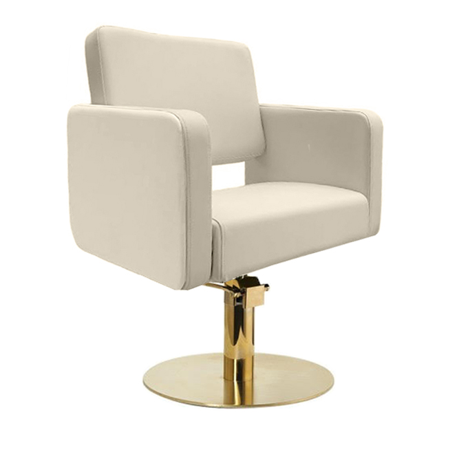 VILIO GOLD Fauteuil Coiffure - Crème