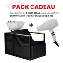 E-BASIL B Relax Electrique Bac shampoing - bois