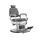 ARCHIE BLACK GRIS Fauteuil Barbier