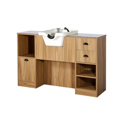 OKE 4BR Barber dressing table - Light wood