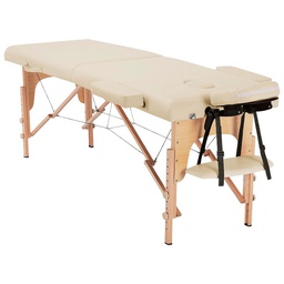 ARIA Wooden Folding Table - Ivory