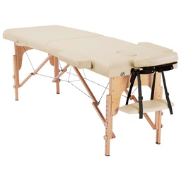 Mesa plegable de madera ARIA - Marfil