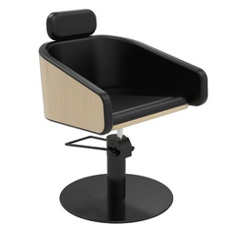 ALYA BLACK Hairdressing chair