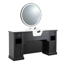 WILLIAM 10B - Hairdressing table barber furniture