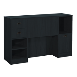 [MRP-OKE-3-98] OKE 3 98 Mueble de peluquería - Madera negra