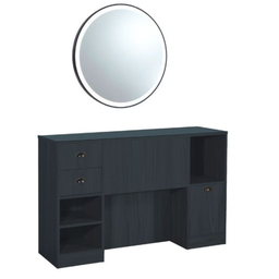 [MRP-OKE-6-98-BL] OKE 6 98 Dressing table - Black wood