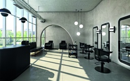 [MRP-SLEEK] ELEGANTE salone di parrucchiere completo