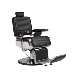 [WK-RZBH014.A12] ENRICO Fauteuil Barbier avec Surpiqures Noires