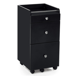 [GRACE] GRACE Meuble de Rangement en Bois - Noir