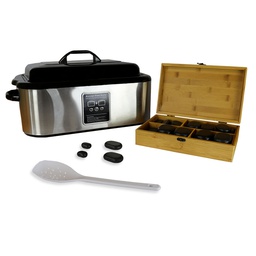 [MSKIT64P18L] Kit 64 Pierres chaudes de Massage et Appareil 18L